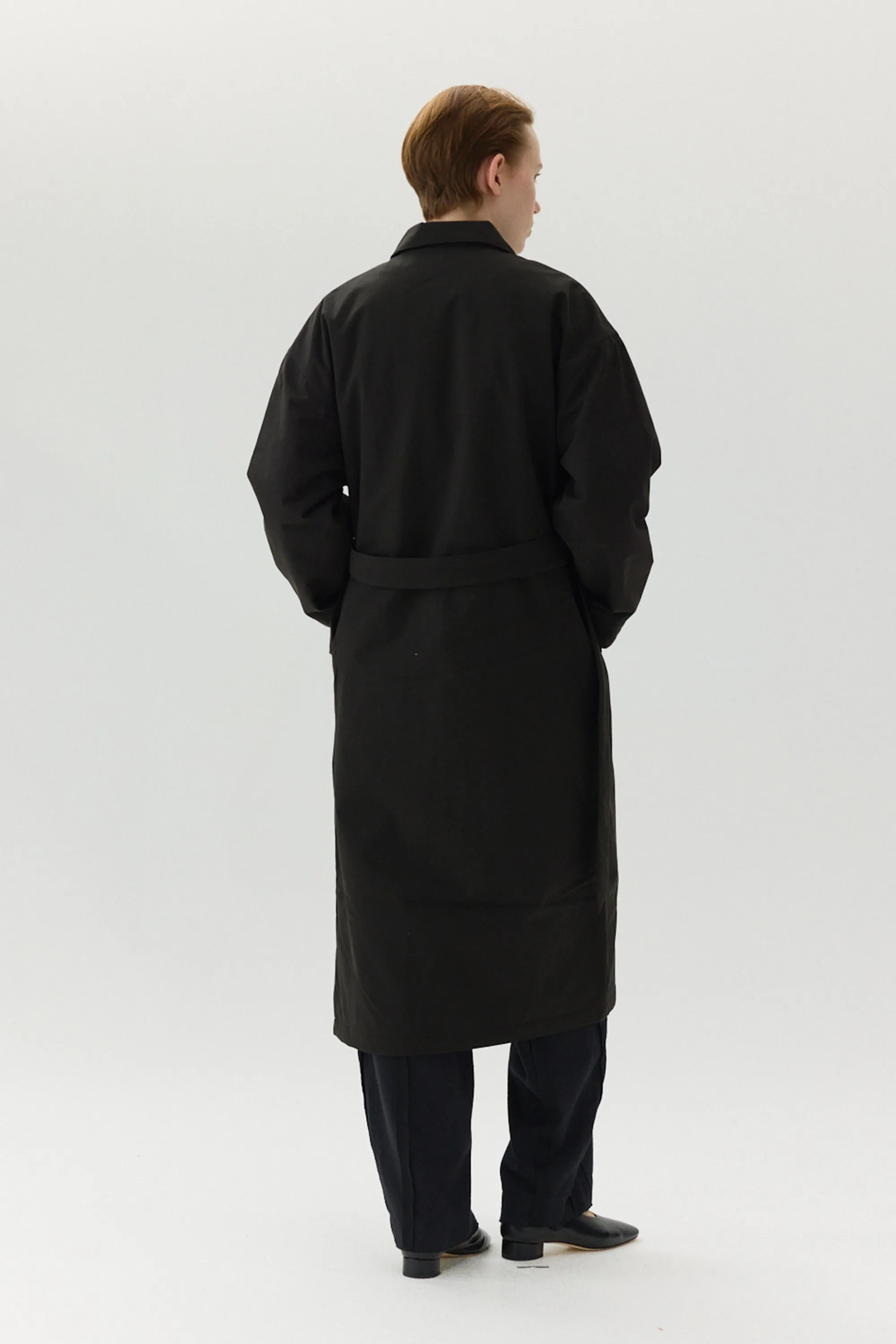 RACHEL G Poly Rayon AW24 BLACK