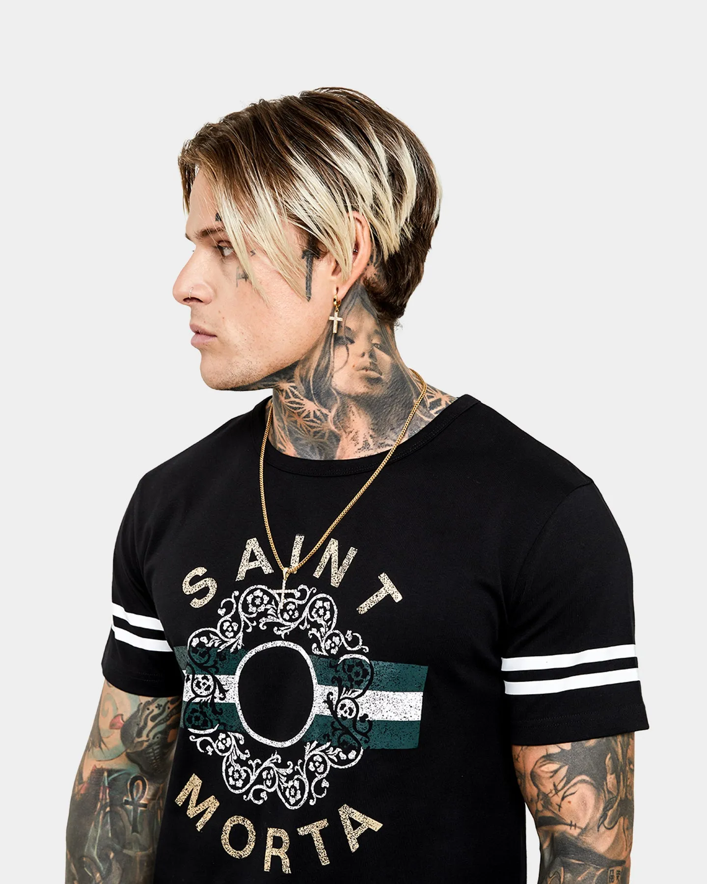 Saint Morta Elemental El Duplo Short Sleeve T-Shirt Black