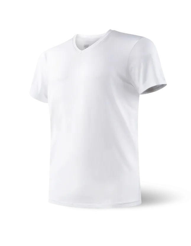 Saxx Undercover V-Neck Short Sleeve T | White