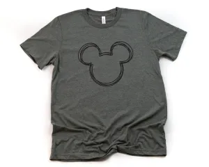 Scribble Mickey Adult Unisex T shirt - Disney Trip Matching Shirts - Mickey Mouse T Shirt