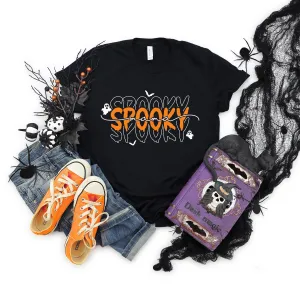 Spooky Mama Adult Unisex T Shirt - Halloween Tees - Trick Or Treat - Mom - Costume