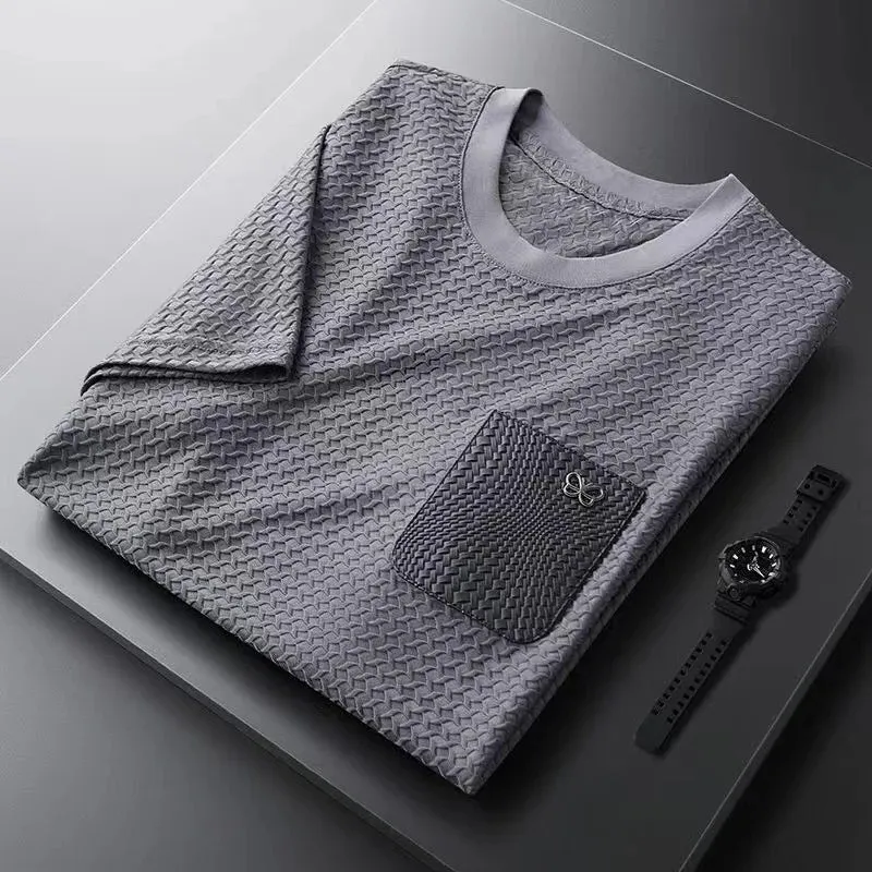 Waffle Knit Jacquard Shirt