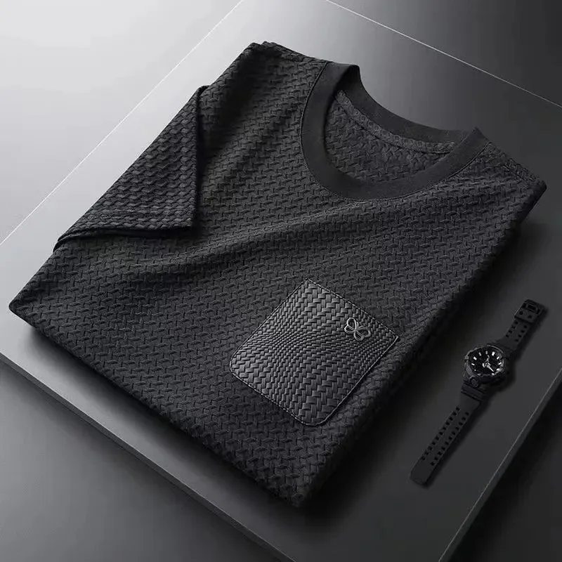Waffle Knit Jacquard Shirt