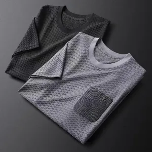 Waffle Knit Jacquard Shirt