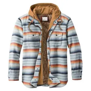 West Louis Plaid Padded Loose American Jacket