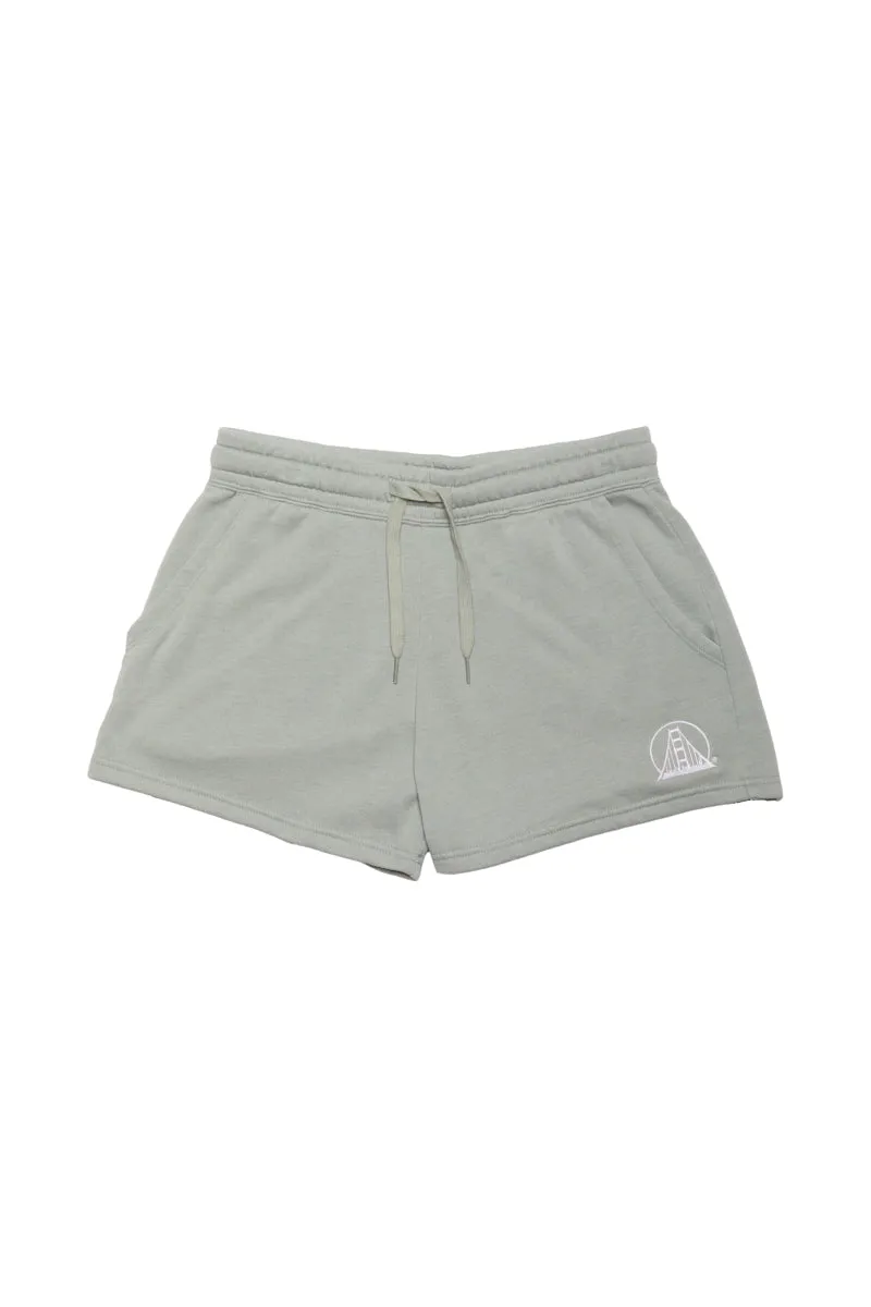 Women's Embroidered Logo Jogger Shorts